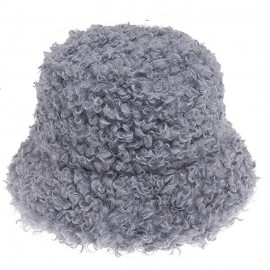Custom Imprinted Lambs Wool Winter Bucket Hat