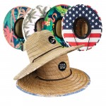 Lifeguard Straw Hat with Logo