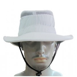 Custom Imprinted Speciality Safari Hat w/Mesh Top Band & Drawstring