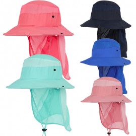 Customized Unisex Kids Sun Bucket Hat W/ Neck Flap  Customized Unisex Kids Sun Bucket Hat W/ Neck Flap