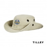 Tilley Wanderer T3W Bucket Hat - Khaki 7 with Logo