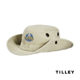 Tilley Wanderer T3W Bucket Hat - Khaki 7 with Logo  Tilley Wanderer T3W Bucket Hat - Khaki 7 with Logo