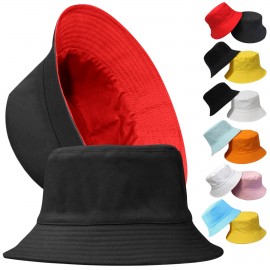 Embroidered Cotton Bucket Hat  Embroidered Cotton Bucket Hat