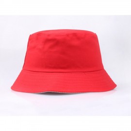 Cotton Twill Reversible Bucket Hat with Logo
