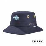 Logo Branded Tilley Iconic T1 Bucket Hat - Dark Navy 7 3/8