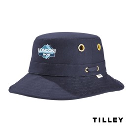 Logo Branded Tilley Iconic T1 Bucket Hat - Dark Navy 7 3/8