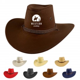 Promotional Leather Cowboy Hat