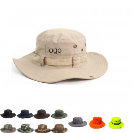 UV Wide Brim Hat with Logo