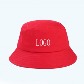 Cotton Bucket Hat with Logo