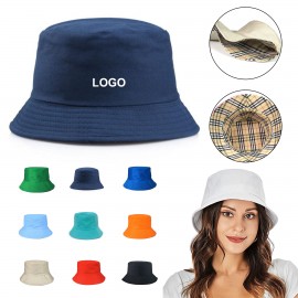 Unisex Cotton Packable Bucket Hat Branded