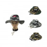 Embroidered Military Camouflage Fishing Boonie Hat Hunting Bucket Hats