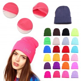 Custom Imprinted Thread Knitted Hat