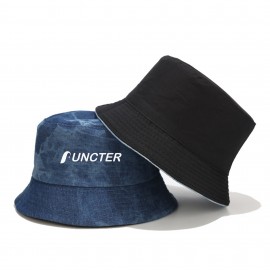 Personalized Double-Sided Wear Denim Jean Bucket Hat