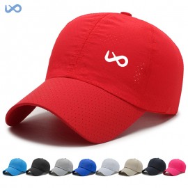 Baseball Cap with Mesh Logo Printed