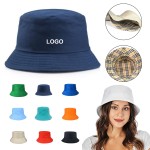 Custom Imprinted Unisex Cotton Packable Bucket Hat