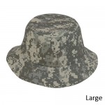 Custom Imprinted Pixel Camouflage Washed Bucket Hat (7 1/8" Large)
