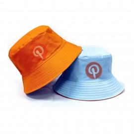 Logo Branded Bucket Hat w/Double Side Embroidery