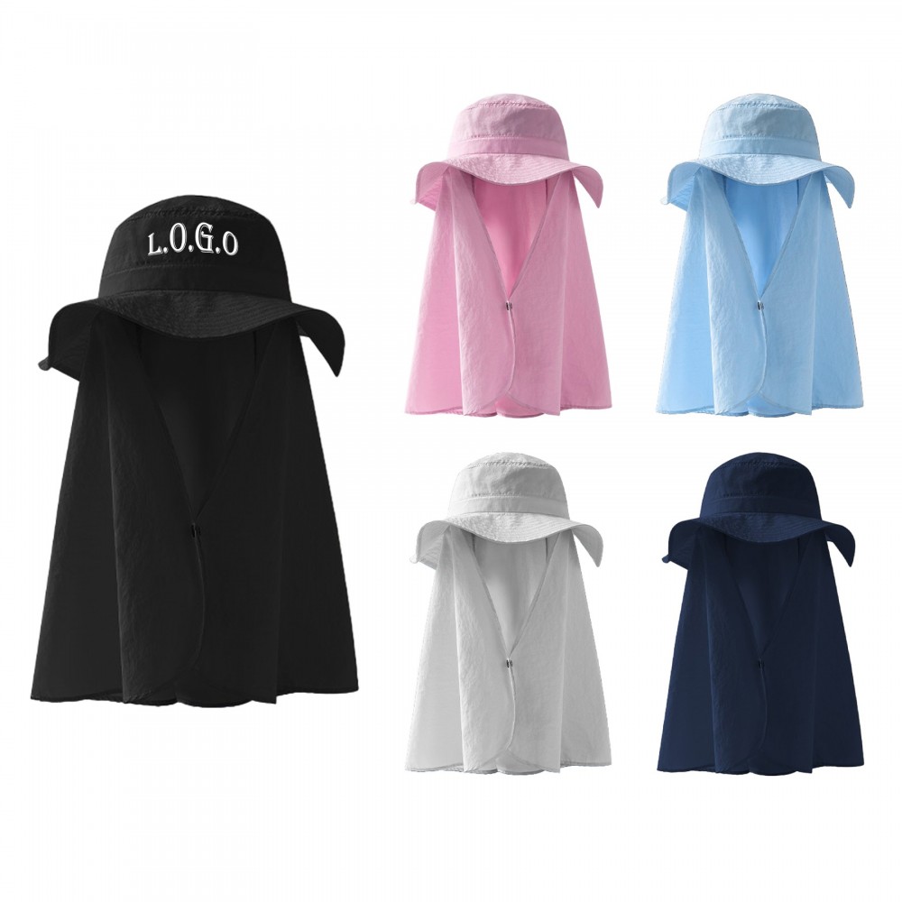 Custom Outdoor Quick Dry Big Shawl Fisherman Hat Custom Outdoor Quick Dry Big Shawl Fisherman Hat