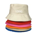 Cotton Sun Bucket Hat with Logo