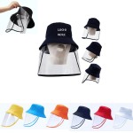 Face Shield Anti-Spray Cover Face Bucket Hat Fishman Hat with Clear Face Mask Branded