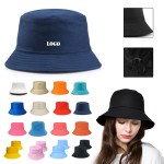 Branded Brushed Cotton Twill Bucket Hat