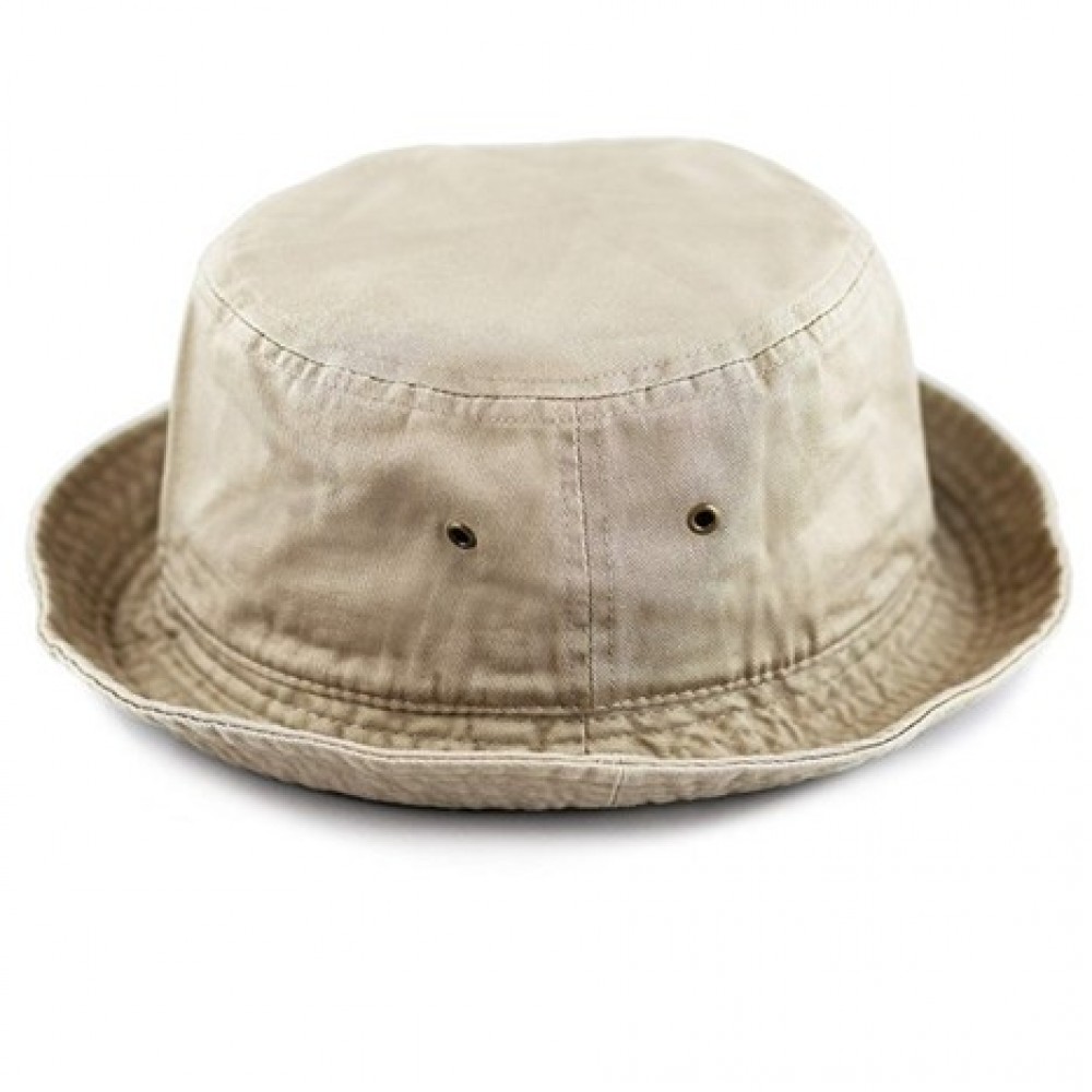 Promotional Wide Brimmed Cotton Bucket Hat For Summer