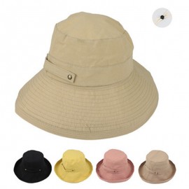 Logo Printed Fisherman's Hat With Buckles