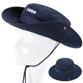 Cowboy Fisherman Dual Style Bucket Hat with Logo