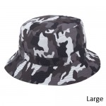 Camouflage Washed Bucket Hat (7 1/8" Large) Custom Imprinted