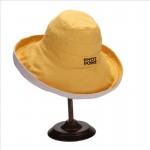Logo Printed Reversible Bucket Beach Hat