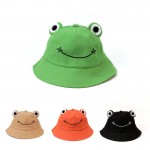 Embroidered Cute Frog Bucket Hat For Adult Teens Women