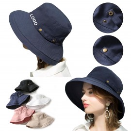 Branded Wide Brim Sun Hat