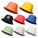 Foldable Cotton Bucket Hat with Logo