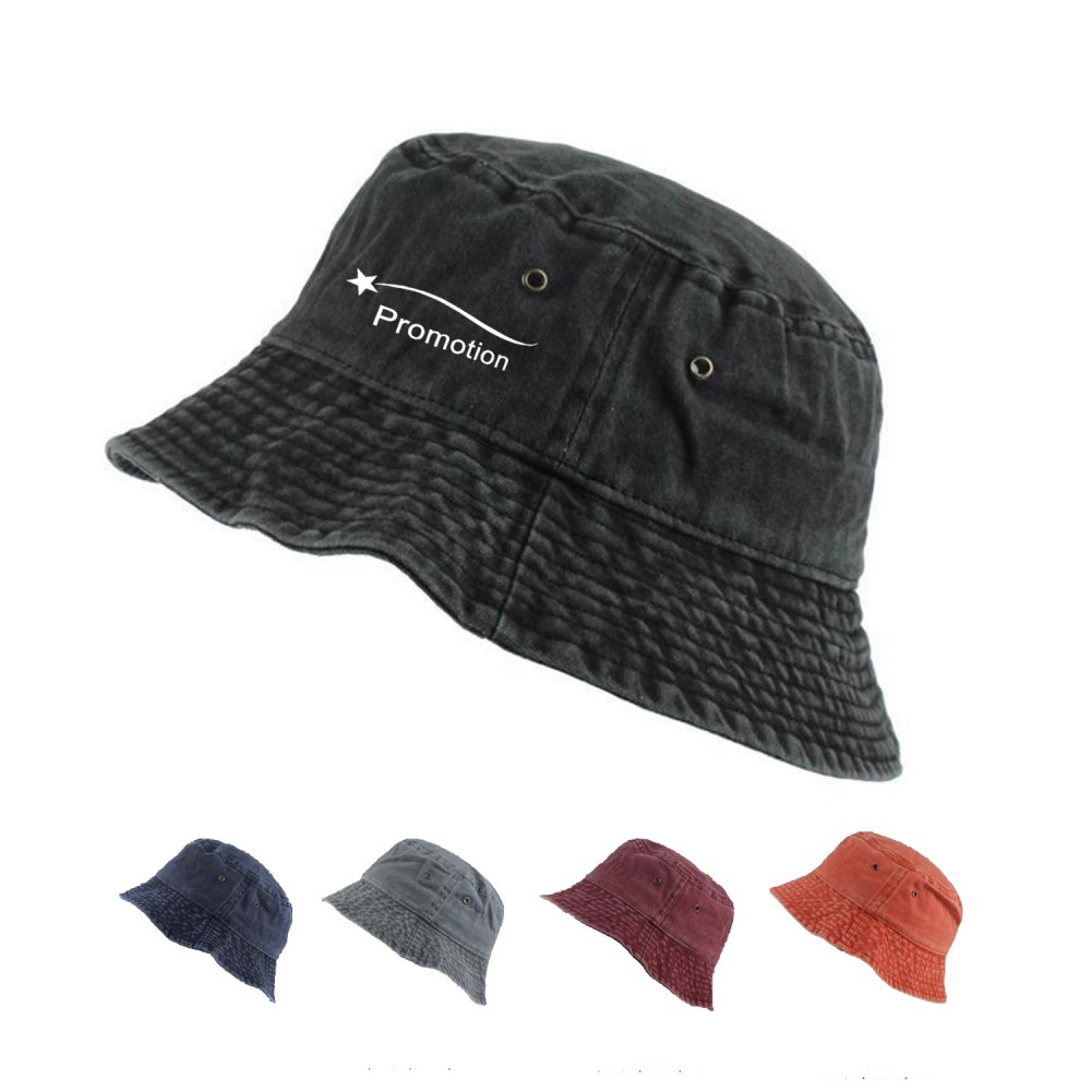 Promotional Cotton/Polyester Blended Bucket Hat Promotional Cotton/Polyester Blended Bucket Hat