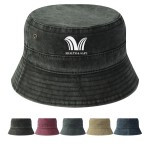 Personalized Aging Treatment 100% Cotton Bucket Hat