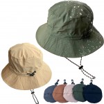 Collapsible Pack able Clip-on Portable Bucket Hats with Logo