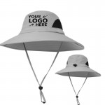 Embroidered Wide Brim Sun Bucket Hat