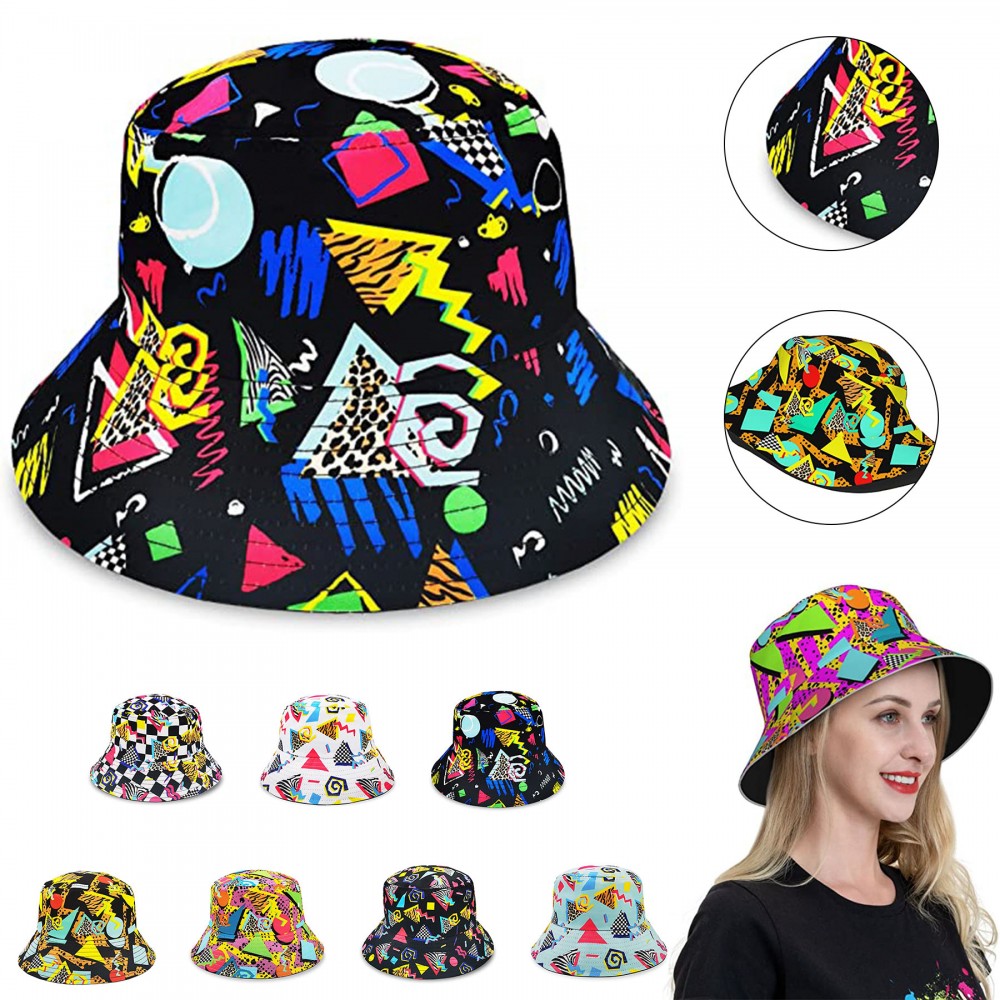 Full Color Sublimation Bucket Hat Custom Imprinted