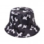 Camouflage Bucket Hat with Logo