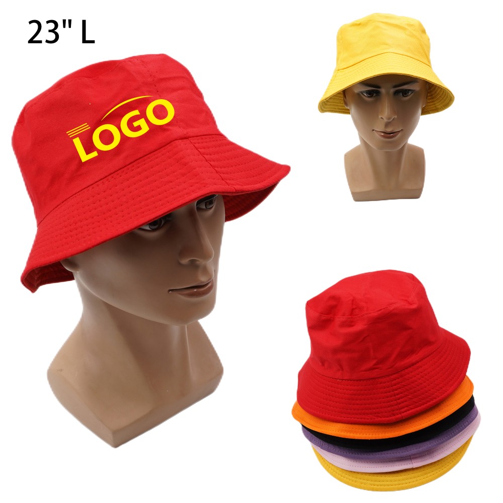 Customized Cotton Fisherman Bucket Sun Hat Customized Cotton Fisherman Bucket Sun Hat