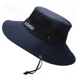 Customized Wide Brim Sun Bucket Hat