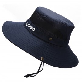 Customized Wide Brim Sun Bucket Hat  Customized Wide Brim Sun Bucket Hat