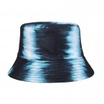 #8 Tie-dye Pattern Basin Cap Bucket Hat with Logo