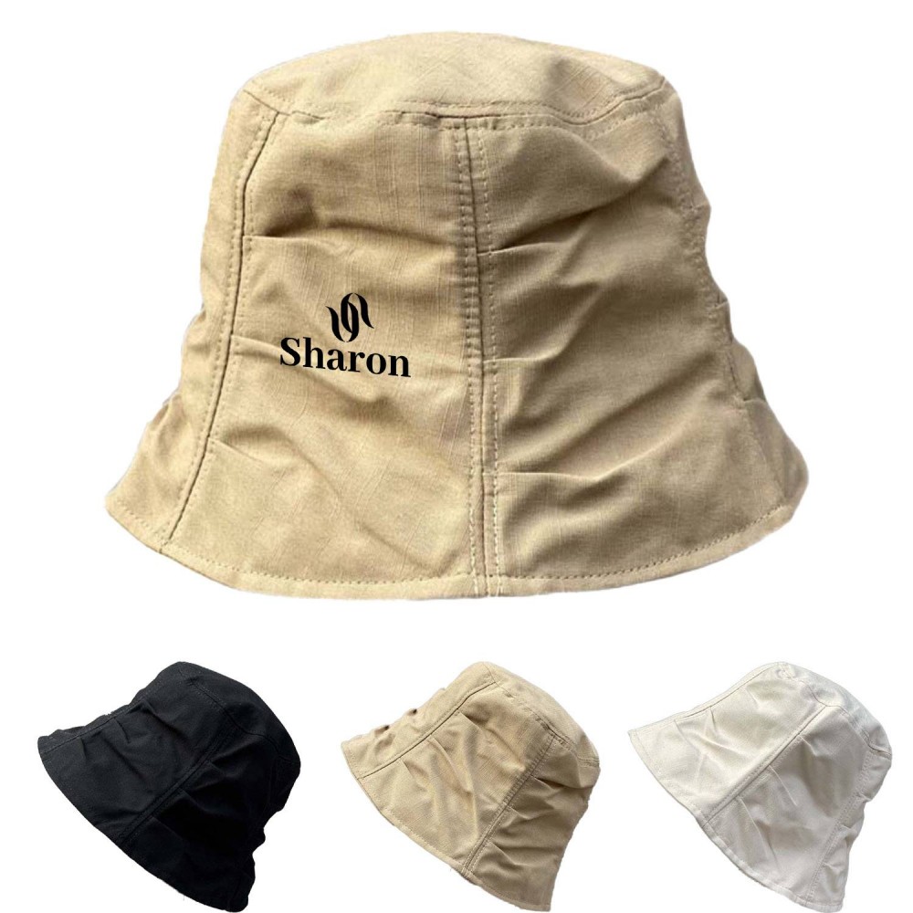 Folded Fisherman's Sun Hat with Logo Folded Fisherman's Sun Hat with Logo
