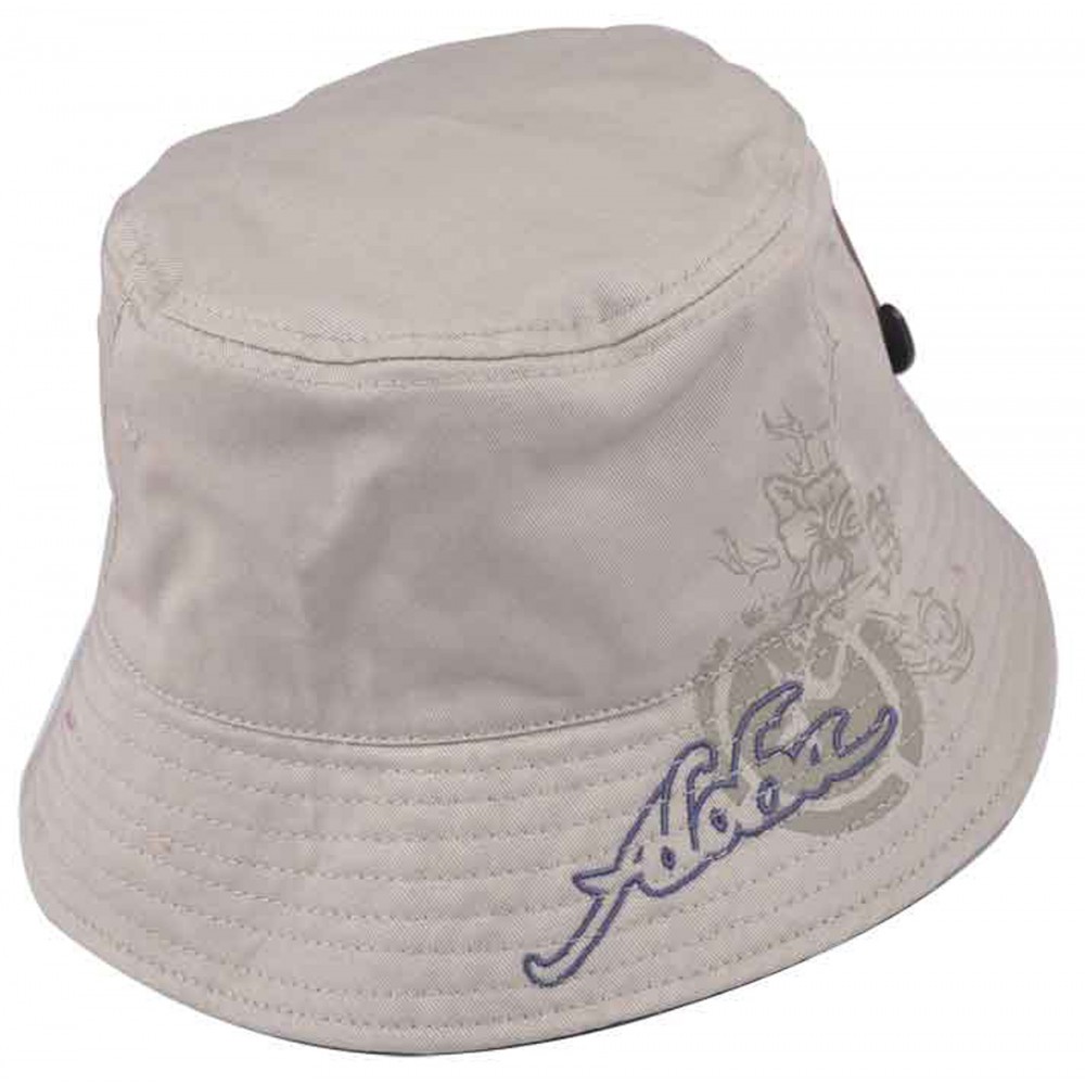 Khaki Bucket Hat with Logo