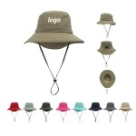 Bucket Hat With Adjustable Strap with Logo