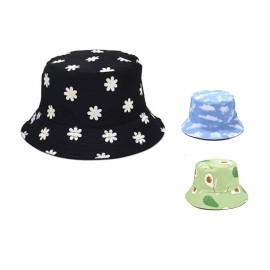 Full Print Bucket Hat with Logo  Full Print Bucket Hat with Logo