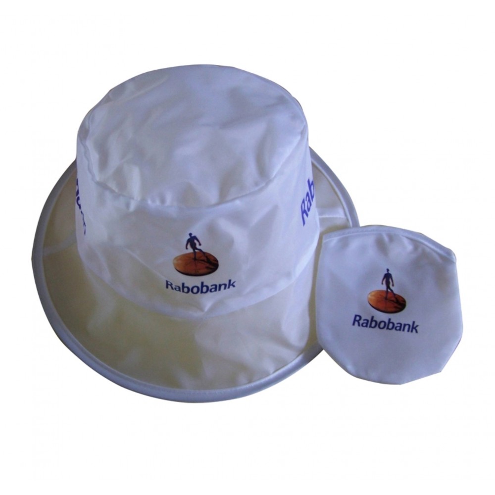 Customized Collapsible Bucket Hat with Pouch 