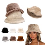 Custom Imprinted Faux Fur Furry Bucket Hat