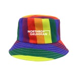 Rainbow Bucket Hat with Logo